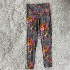 Vibrant Orange and Pink Leggings Activewear size Small